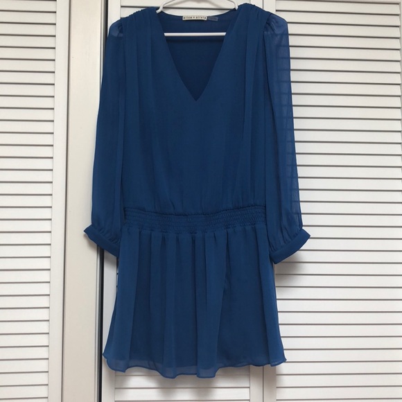 Alice & Olivia Adaline Smock Waist dress - Picture 2 of 5